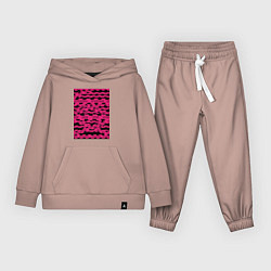 Детский костюм Розовая стоп лента Абстракция с заградительной лен