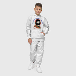 Костюм хлопковый детский Че Гевара - всегда вперёд к победе!, цвет: белый — фото 2