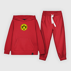 Костюм хлопковый детский Borussia fc sport, цвет: красный