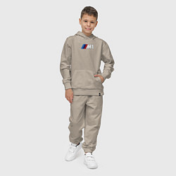 Костюм хлопковый детский Bmw das auto, цвет: миндальный — фото 2