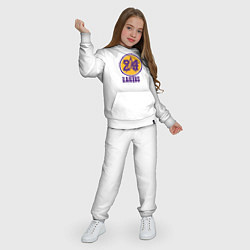 Костюм хлопковый детский 24 Lakers, цвет: белый — фото 2