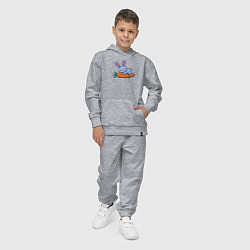 Костюм хлопковый детский Морковный сон, цвет: меланж — фото 2