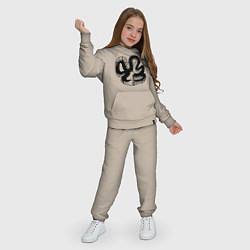 Костюм хлопковый детский Змея уроборос, цвет: миндальный — фото 2