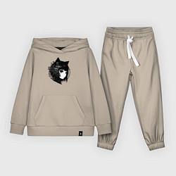 Детский костюм Девочка кошка - киберпанк