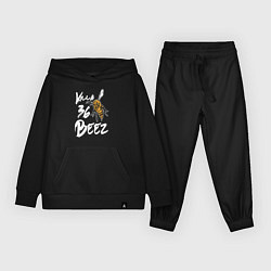 Костюм хлопковый детский Killa beez 36, цвет: черный