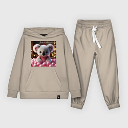 Детский костюм Игрушечная коала и надпись: зато я очень красивый