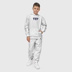 Костюм хлопковый детский TXT k-stars, цвет: белый — фото 2