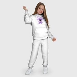 Костюм хлопковый детский Кэтнап из Poppy Playtime, цвет: белый — фото 2