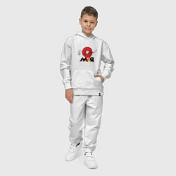 Костюм хлопковый детский 9 мая Я Помню!, цвет: белый — фото 2