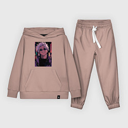 Детский костюм Магическая битва Сатору Годзё арт