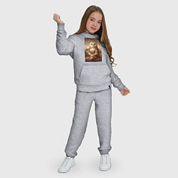 Костюм хлопковый детский Сова Мона - фантазия от нейросети, цвет: меланж — фото 2