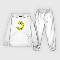 Костюм хлопковый детский Вилли, цвет: белый