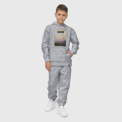 Костюм хлопковый детский Denis птицы в небе, цвет: меланж — фото 2