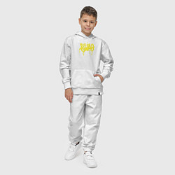 Костюм хлопковый детский Swag, цвет: белый — фото 2