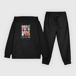 Костюм хлопковый детский Blackpink 4 colors, цвет: черный