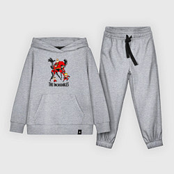 Костюм хлопковый детский Суперсемейка персонажи, цвет: меланж