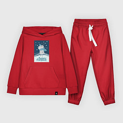 Детский костюм Новогодний олень с шарфом