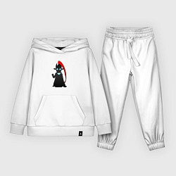 Костюм хлопковый детский Игрит - поднятие уровня в одиночку, цвет: белый