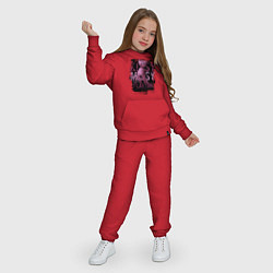 Костюм хлопковый детский Кисси Мисси из Poppy Playtime, цвет: красный — фото 2