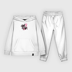 Детский костюм Girl power black and pink