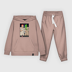 Костюм хлопковый детский Ghostbusters - Ray and his clone ghost, цвет: пыльно-розовый