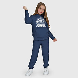 Костюм хлопковый детский Арнольд Шварценеггер - качалка, цвет: тёмно-синий — фото 2