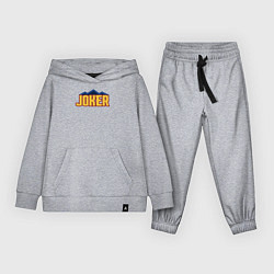 Костюм хлопковый детский Nuggets Joker, цвет: меланж
