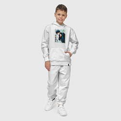 Костюм хлопковый детский Мегуми фусигуро манга, цвет: белый — фото 2