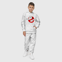 Костюм хлопковый детский Без бобра сплав, цвет: белый — фото 2