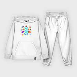 Детский костюм Неоновые цветы и птицы