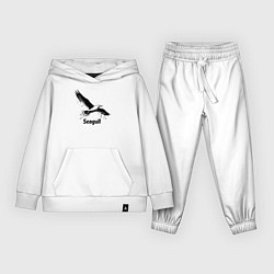 Детский костюм Чайка черной краской