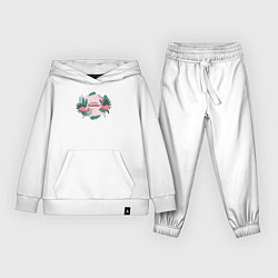 Детский костюм Фламинго с надписью привет лето