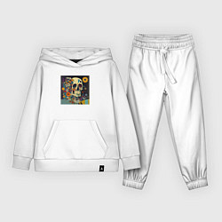 Детский костюм Череп в ярких цветах