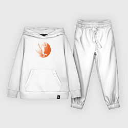 Костюм хлопковый детский Baller, цвет: белый