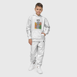 Костюм хлопковый детский NPC, цвет: белый — фото 2