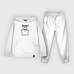 Костюм хлопковый детский Хэллоуин, милое привидение, цвет: белый