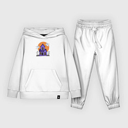 Костюм хлопковый детский Время для шалости, цвет: белый