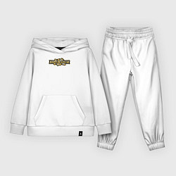 Костюм хлопковый детский Счастья в новый год, цвет: белый