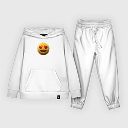 Детский костюм Пушистый смайлик с сердечками в глазах