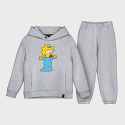 Детский костюм оверсайз Maggie Simpson, цвет: меланж