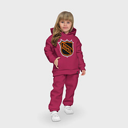 Детский костюм оверсайз NHL, цвет: маджента — фото 2