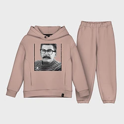 Детский костюм оверсайз Stalin: Style in, цвет: пыльно-розовый
