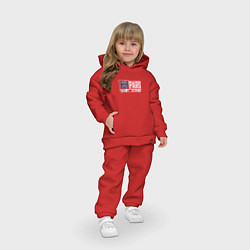 Детский костюм оверсайз Paris Saint-Germain - New collections, цвет: красный — фото 2