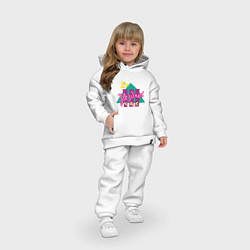 Детский костюм оверсайз Звездный час, цвет: белый — фото 2