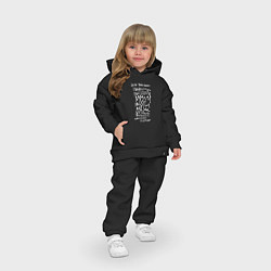 Детский костюм оверсайз Joy Divison: Unknown Pleaser, цвет: черный — фото 2