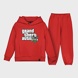 Детский костюм оверсайз GTA Five, цвет: красный