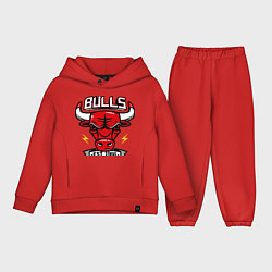 Детский костюм оверсайз Chicago Bulls est. 1966, цвет: красный