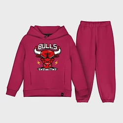 Детский костюм оверсайз Chicago Bulls est. 1966, цвет: маджента