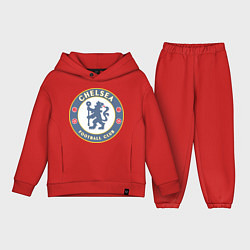 Детский костюм оверсайз Chelsea FC, цвет: красный