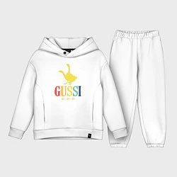 Детский костюм оверсайз GUSSI Rainbow, цвет: белый